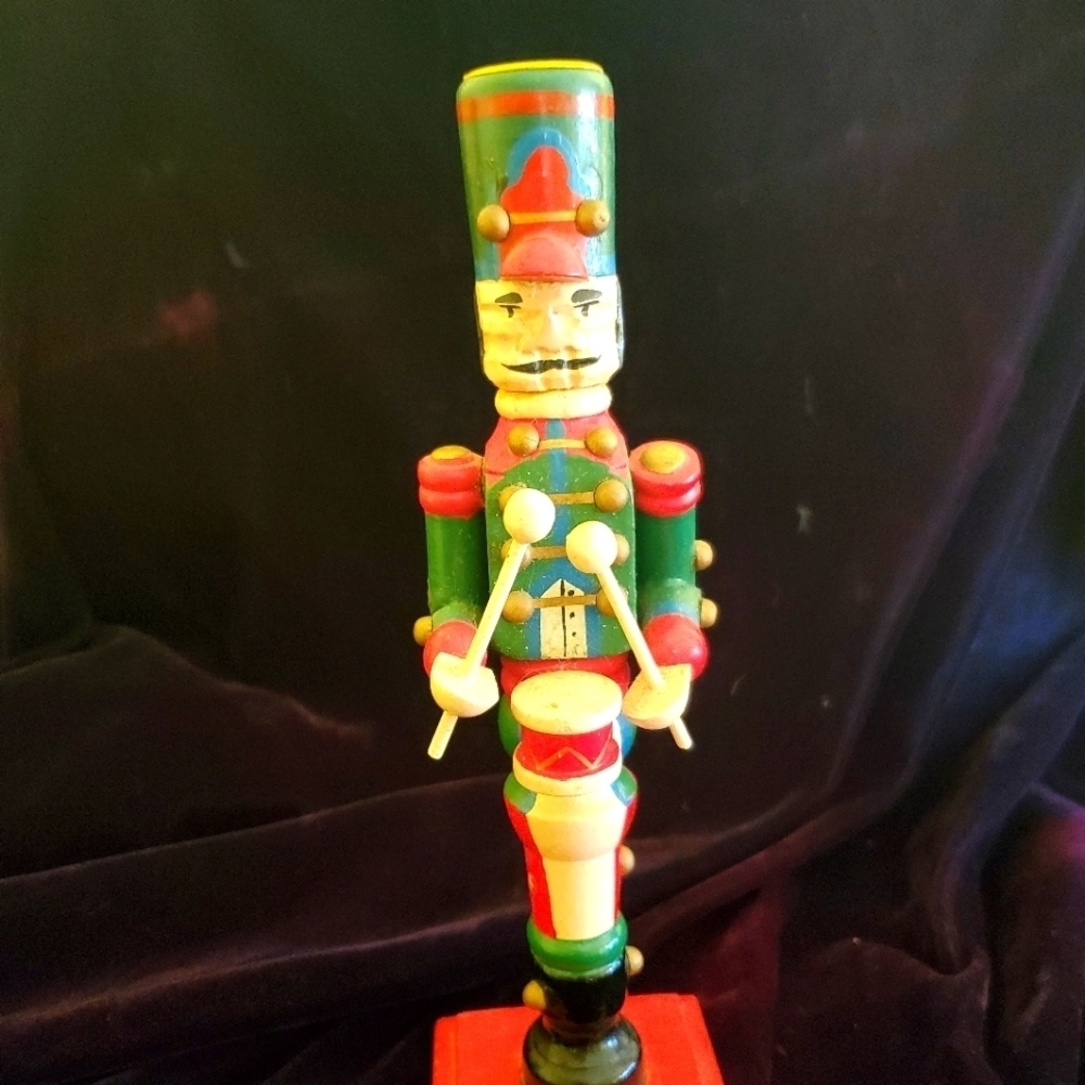 Nutcracker candle holder